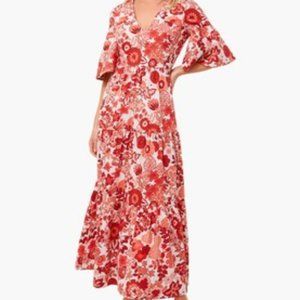 Tuckernuck: Spiced Chintz Ginger Dress, Red, S, NWOT